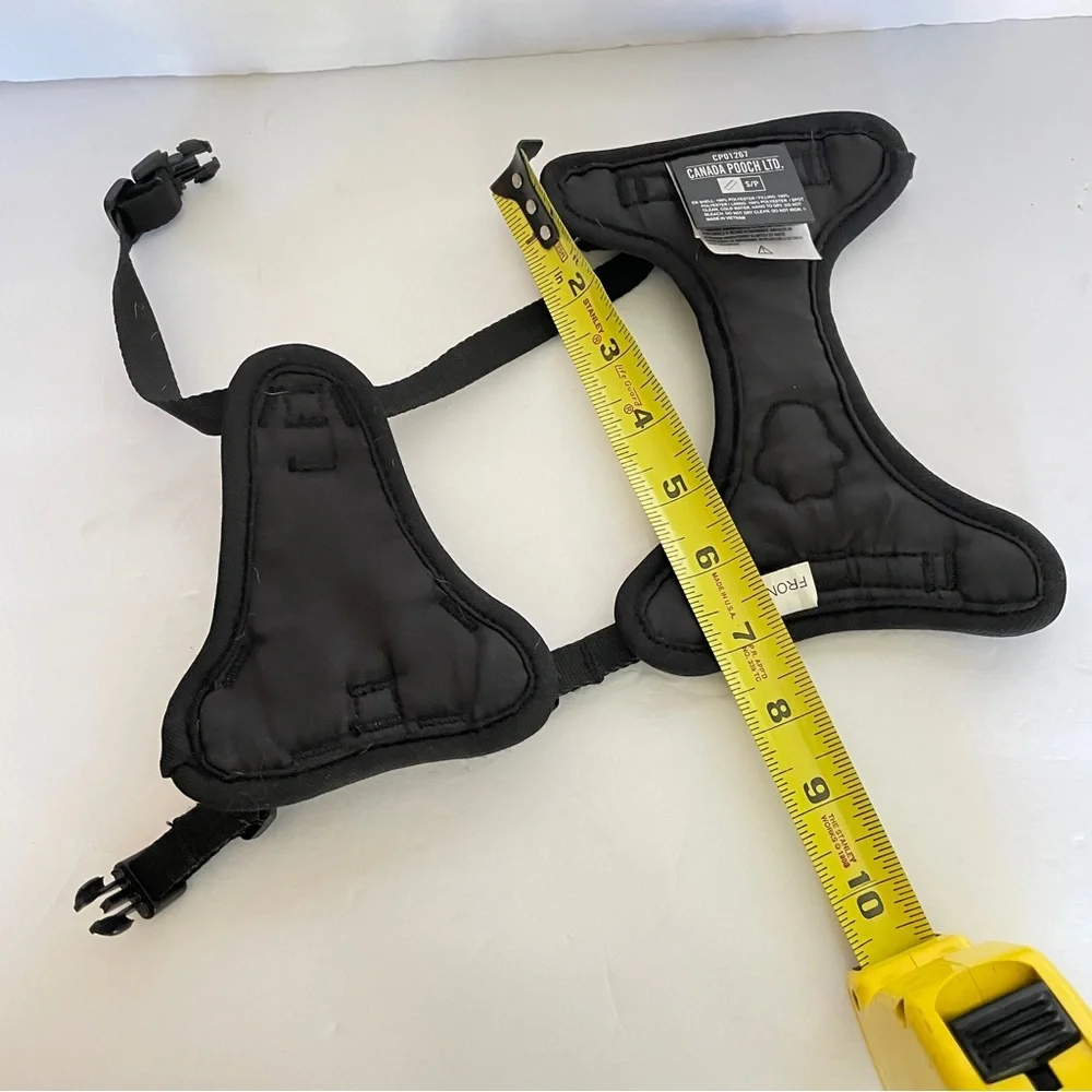 Canadian Pooch Everything Harness Black Dog Harness Size small